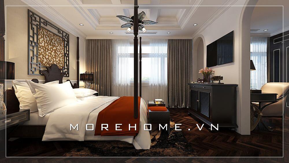 Thiết kế phòng ngủ biệt thự